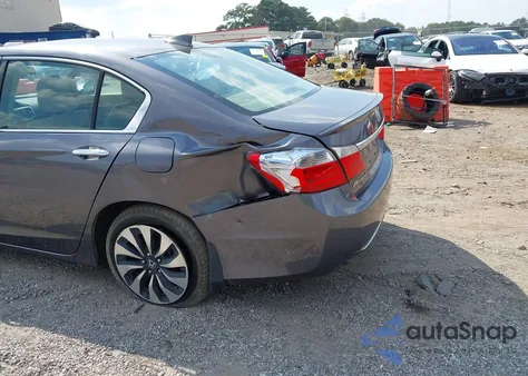 2014 Honda Accord Hybrid Ex-L from USA, damaged, VIN 1HGCR6F54EA001258
